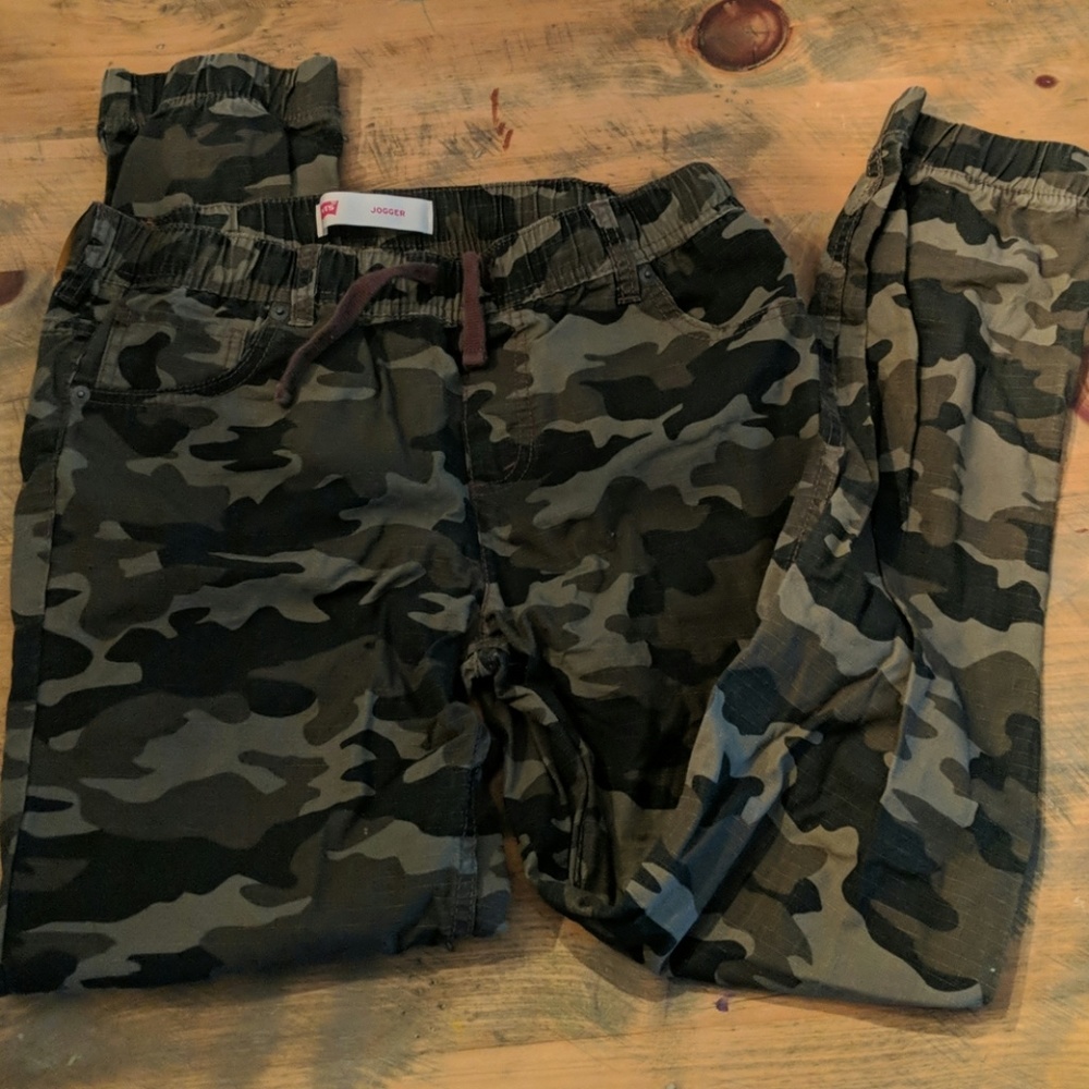 Boys Levi Camo Joggers